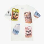Givenchy Men Oversized T-shirt in Jersey with Ceramics Prints