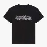 Givenchy Men T-shirt in 4G GIVENCHY Embroidered Jersey