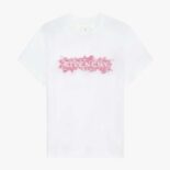 Givenchy Men T-shirt in 4G GIVENCHY Embroidered Jersey-Pink