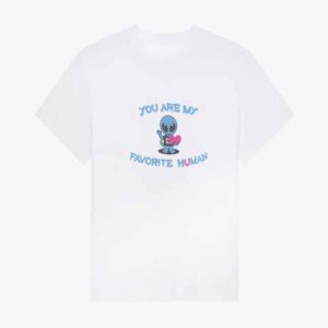 Givenchy Women Oversized T-Shirt in Printed Jersey-White