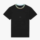 Givenchy Women Slim Fit T-Shirt in Jersey with Knit Collar