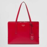Prada Women Re-Edition 1995 Brushed-Leather Medium Handbag-Red