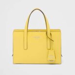 Prada Women Re-Edition 1995 Brushed-Leather Mini Handbag-Yellow