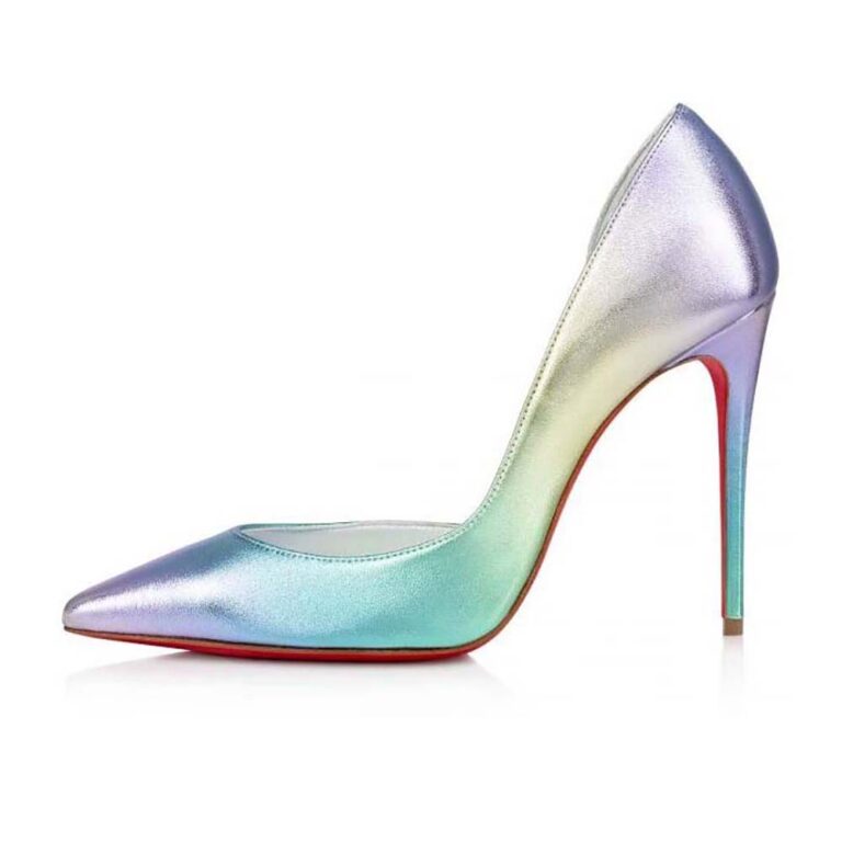 Christian Louboutin Women Lriza 100 mm Heel Height-Purple
