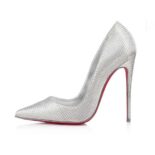 Christian Louboutin Women So Kate 120 mm Heel Height-Silver