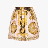 Fendi Women Fendace Multicolor Silk Skirt
