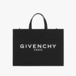 Givenchy Women Medium G Tote Shopping Bag in Canvas-Black