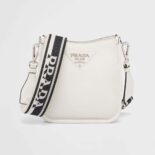 Prada Women Leather Mini Shoulder Bag-White