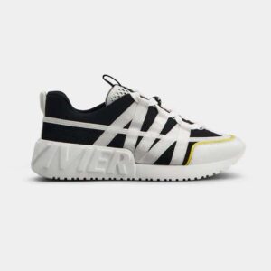 Roger Vivier Women Viv Go Lace Up Sneakers in Technical Fabrics-Black