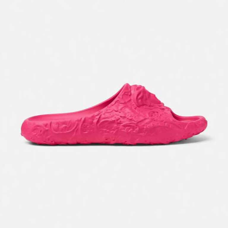 Versace Unisex Medusa Dimension Sliders-Pink