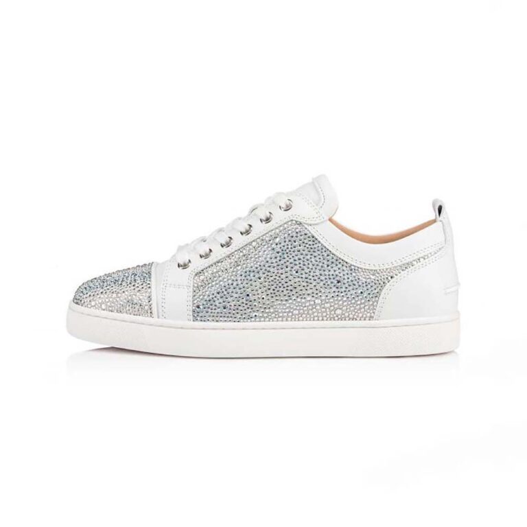 Christian Louboutin Men Louis Junior Strass-White