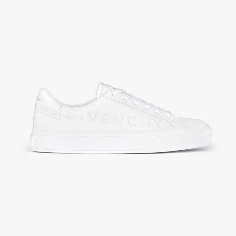 Givenchy Men City Sport Sneakers in GIVENCHY Leather-White