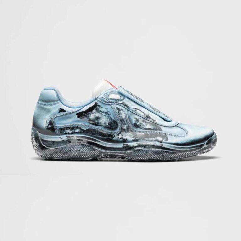 Prada Unisex Cass x Prada Americas Cup D3cay Sneakers-Blue