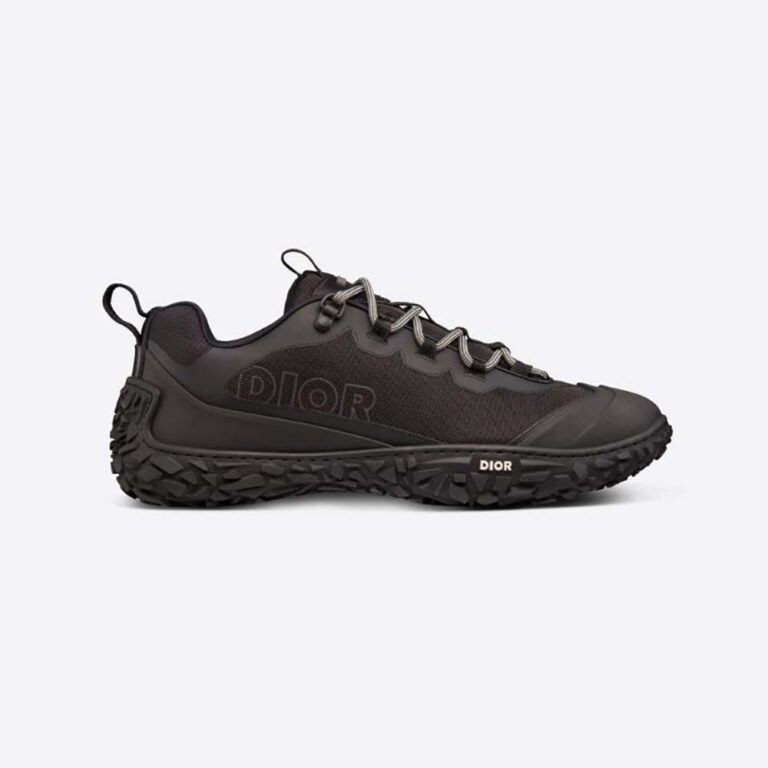 Dior Men Diorizon Hiking Shoe Purple Technical Mesh with Black Rubber