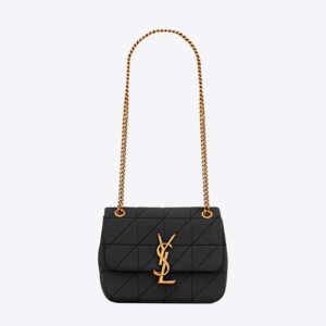 Saint Laurent YSL Women Jamie Mini Chain Bag Carré Rive Gauche in Jersey