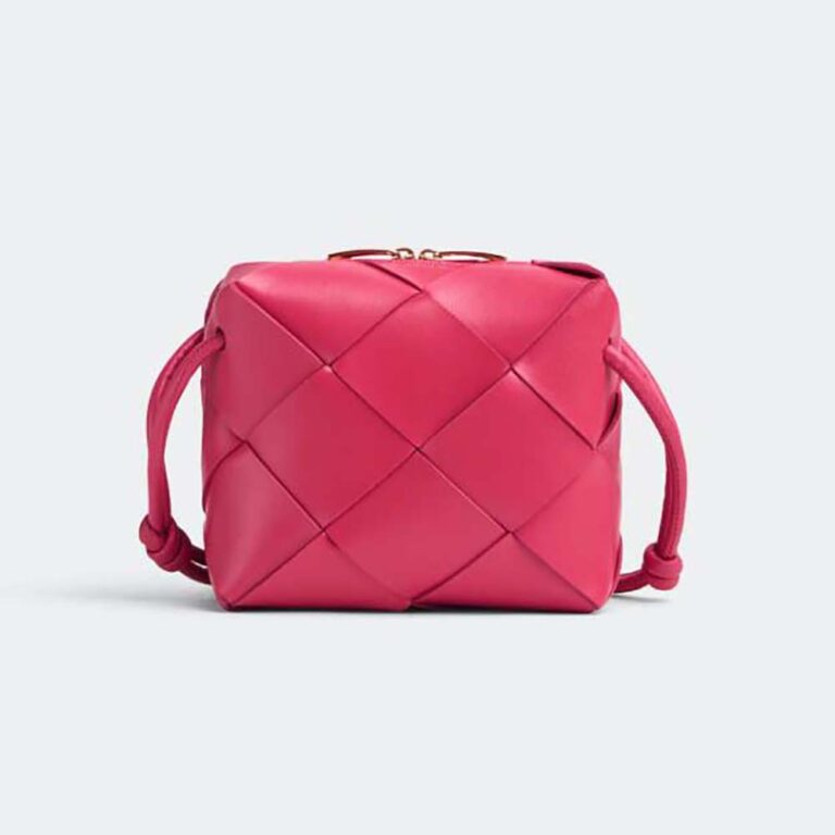 Bottega Veneta Women Mini Cassette Camera Bag-Rose