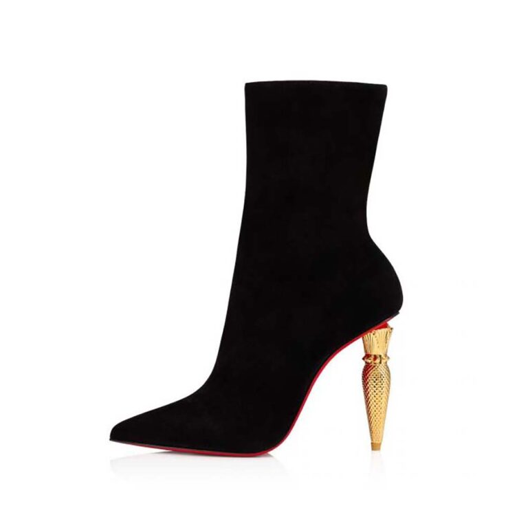 Christian Louboutin Women Lipbooty 100 mm Heel Height-Black