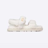 Dior Women Dioract Sandal White Shearling