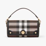Burberry Women Top Handle Note Bag with Logo-engraved Studs