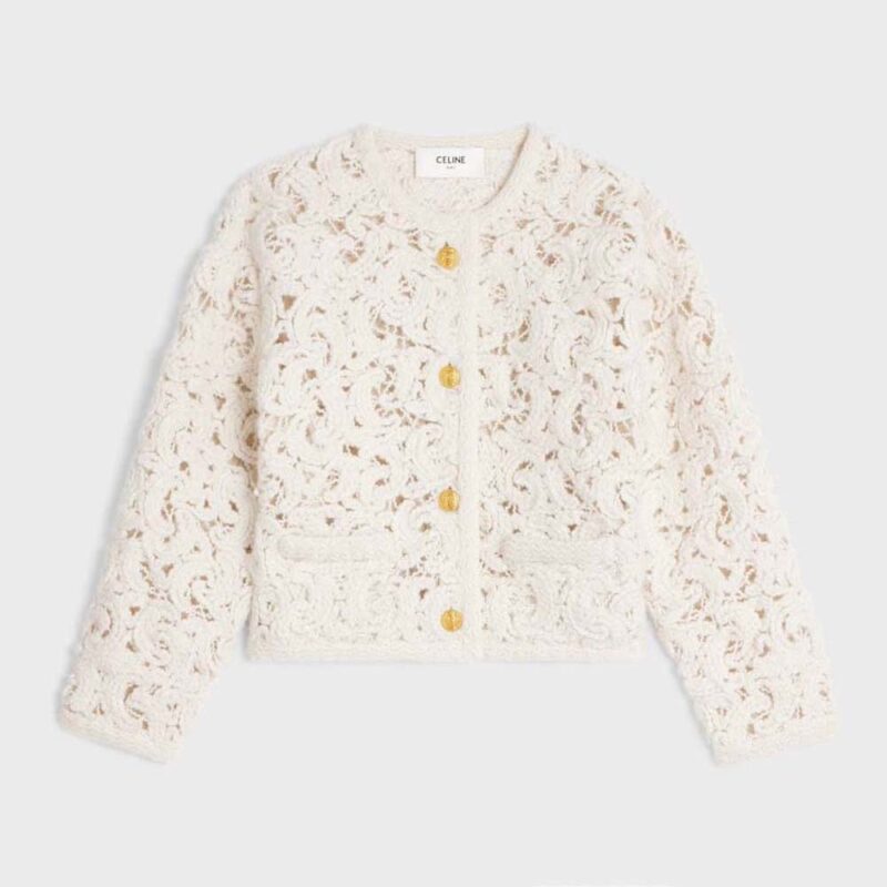 Celine Women Cardigan Jacket in Cornelly Wool