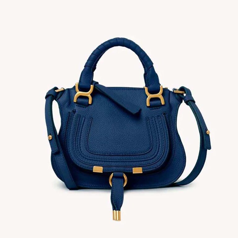 Chloe Women Marcie Mini Double Carry Bag-Navy