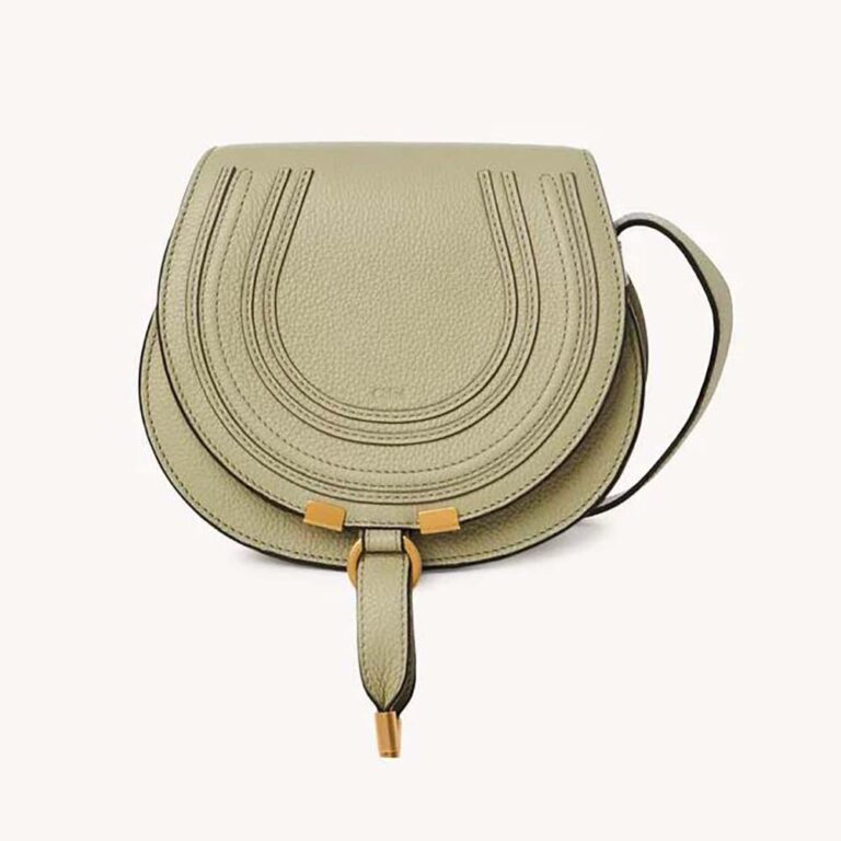 Chloe Women Marcie Small Saddle Bag-Green