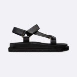 Dior Women D-Wave Sandal Black Lambskin