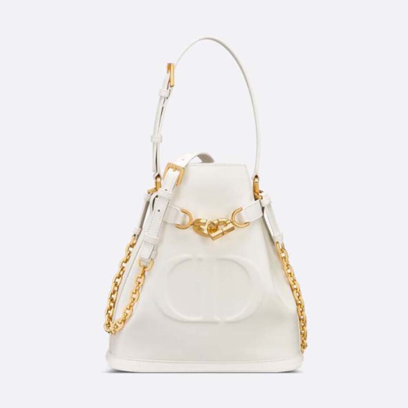 Dior Women Medium C'est Dior Bag Latte CD-Embossed Calfskin