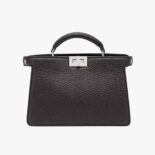 Fendi Men Peekaboo ISeeU XCross Black Leather Bag