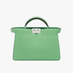 Fendi Men Peekaboo ISeeU XCross Green Leather Bag