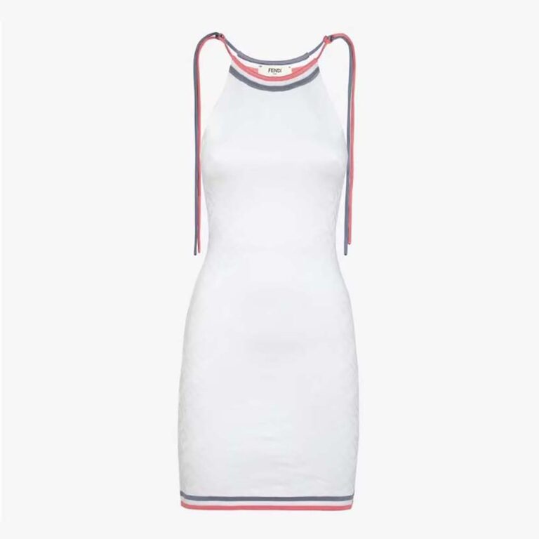 Fendi Women White Viscose Dress