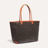 Goyard Women Sac Artois MM in Goyardine Canvas & Chevroches Calfskin-Brown