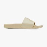 Jimmy Choo Women Port/F Barley Rubber Slides with JC Monogram