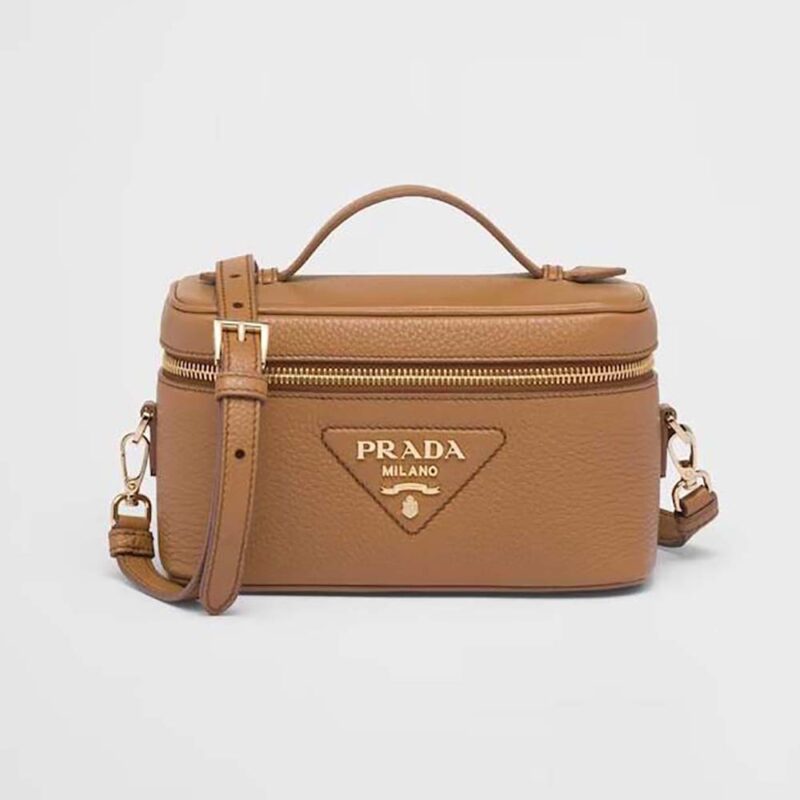 Prada Women Leather Mini-Bag-Brown