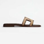 TODS Women Sandals in Leather-Beige
