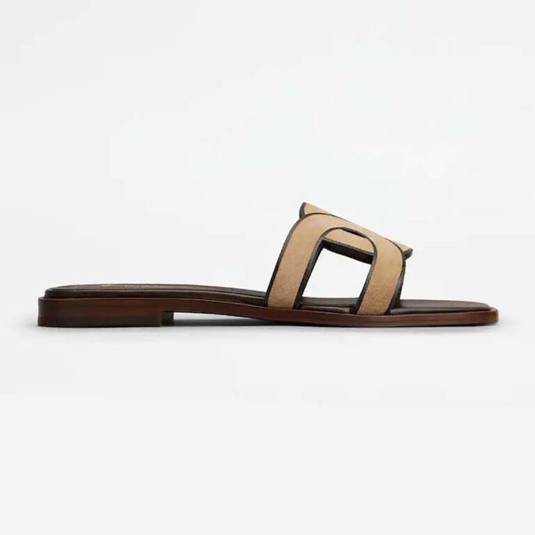 TODS Women Sandals in Leather-Beige