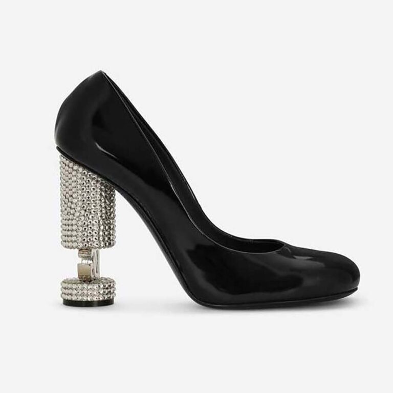 Dolce Gabbana D&G Women Polished Calfskin Pumps