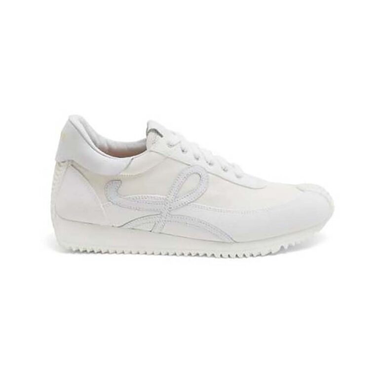 Loewe Unisex Flow Runner in Calfskin-White