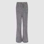 Balmain Women Monogrammed Flowing Trousers