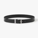 Burberry Men Check and Leather Belt