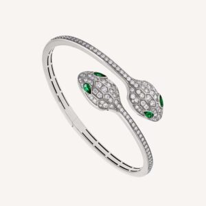 Bvlgari Women Serpenti 18 kt White Gold Bracelet Set