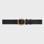 Celine Women Large Twin Triomphe Belt in Vintage Calfskin