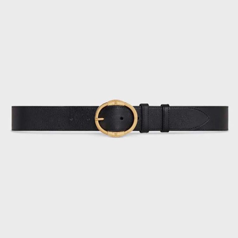 Celine Women Large Twin Triomphe Belt in Vintage Calfskin