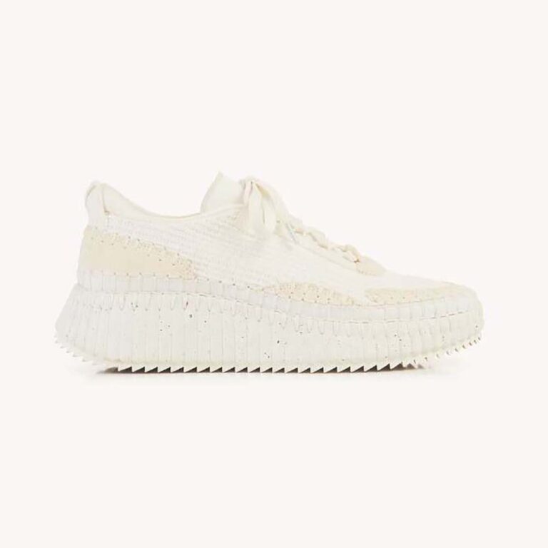 Chloe Unisex Nama Sneaker-White