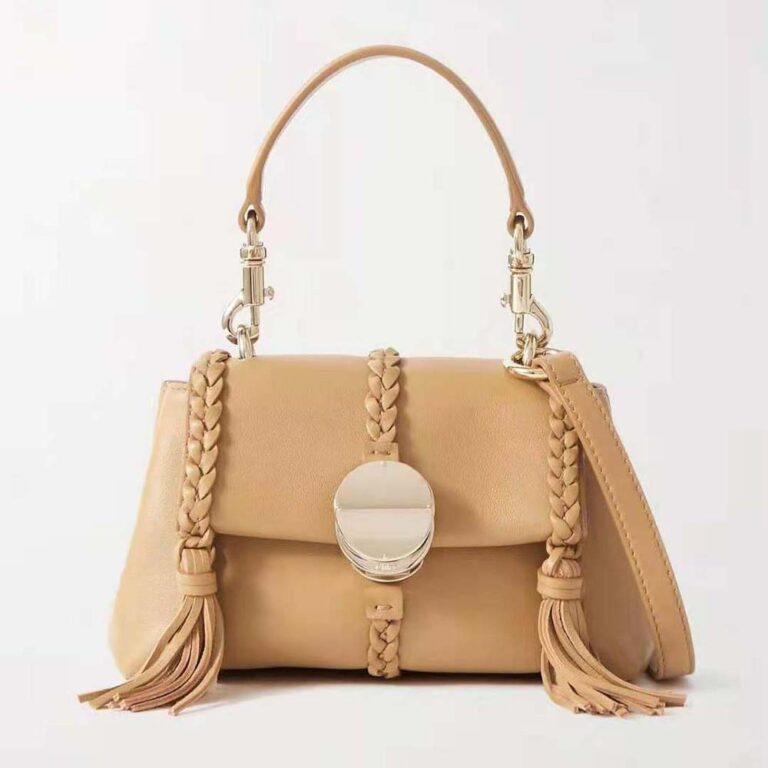 Chloé Women Penelope Mini Soft Shoulder Bag-Brown