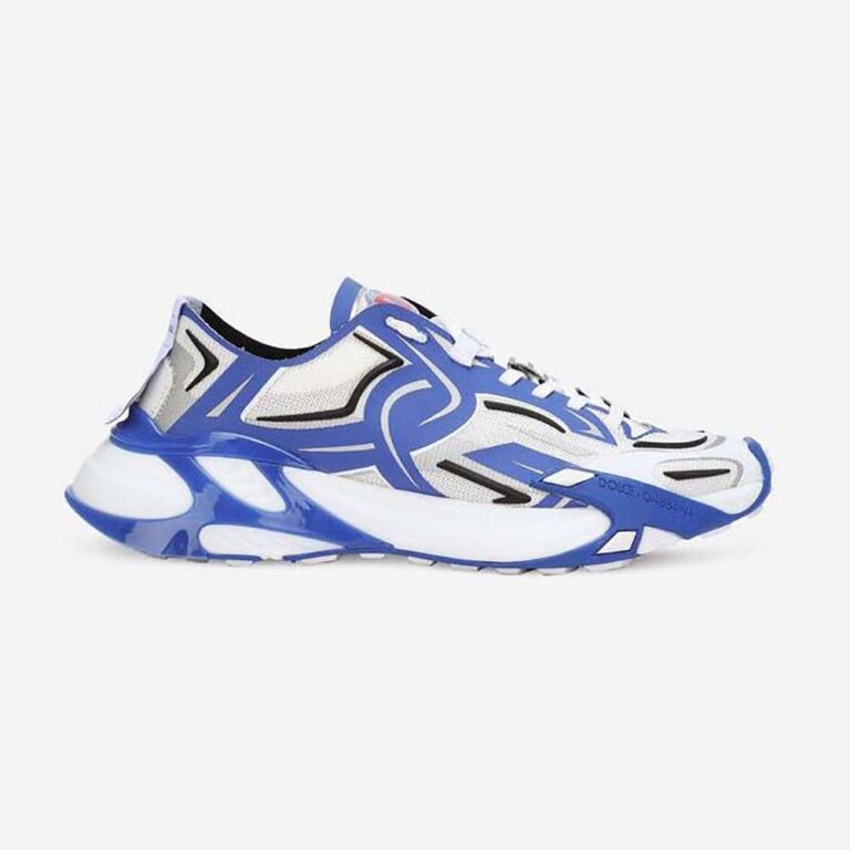 Dolce Gabbana D&G Men Mesh Fast Sneakers-Blue