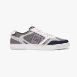 Fendi Men Step Gray Leather Low-tops
