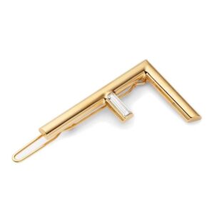 Fendi Women F Is Fendi Hair Clip Gold-Coloured
