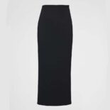 Prada Women Stretch Natté Midi-Skirt