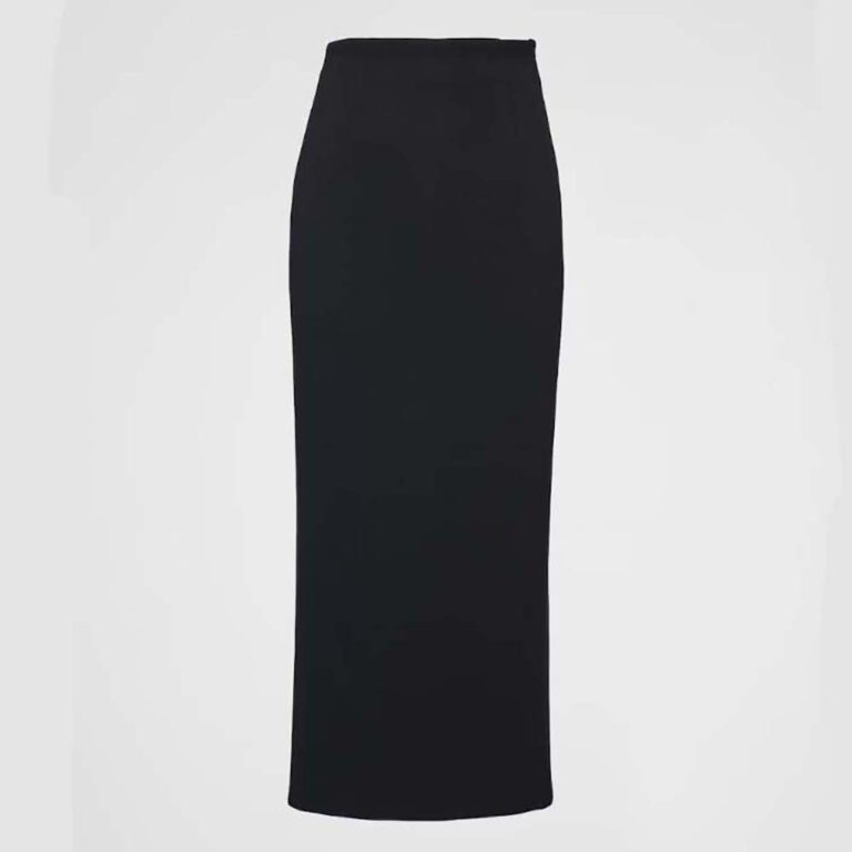Prada Women Stretch Natté Midi-Skirt